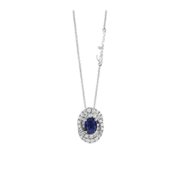 Collier Salvini Femme in Or blanc Zaffiro 20063604 - 20063604